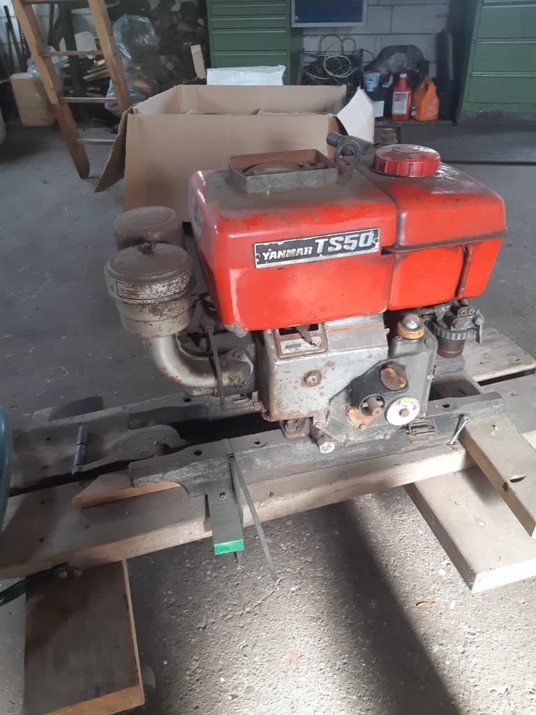 Gebruikte yanmar ts50 diesel motor met pomp., Doe-het-zelf en Verbouw, Ophalen, Gebruikt, Dieselmotor
