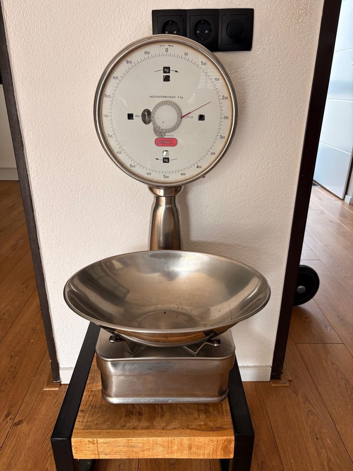 Vintage Berkel Piccolo Weegschaal - Max 5 kg, Ophalen of Verzenden