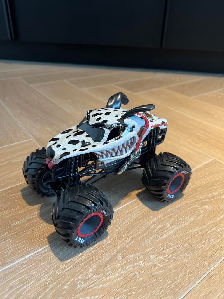 Monster Jam Dalmatian Monster Truck, Ophalen of Verzenden, Gebruikt