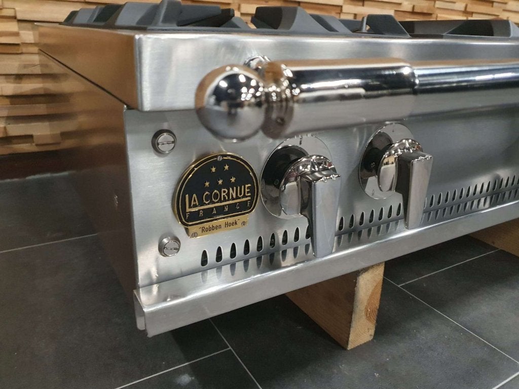 Luxe La Cornue opbouw/inbouw kookplaat 130cm RVS, Witgoed en Apparatuur, Niet ingevuld, Niet ingevuld, Ophalen of Verzenden, Zo goed als nieuw