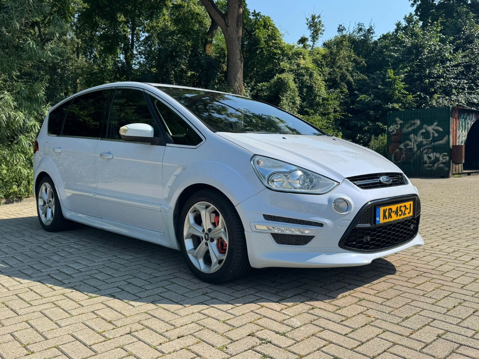 Ford S-Max 2.0 Stci 149KW Powershift 2010 Wit, Auto's, Ford, 1976 cc, 4 cilinders, 7 stoelen, Wit