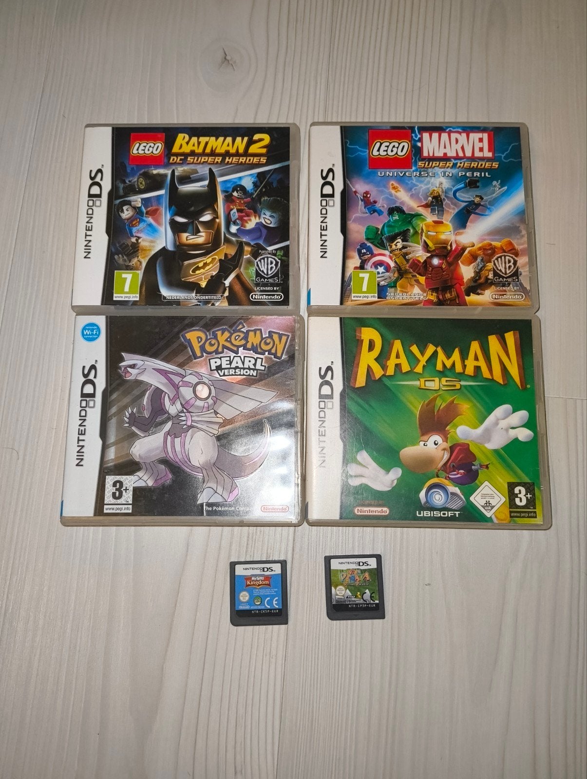 Nintendo DS Games LEGO Batman 2, Pokémon Pearl, Rayman, Spelcomputers en Games, Games | Nintendo DS, Avontuur en Actie, Gebruikt