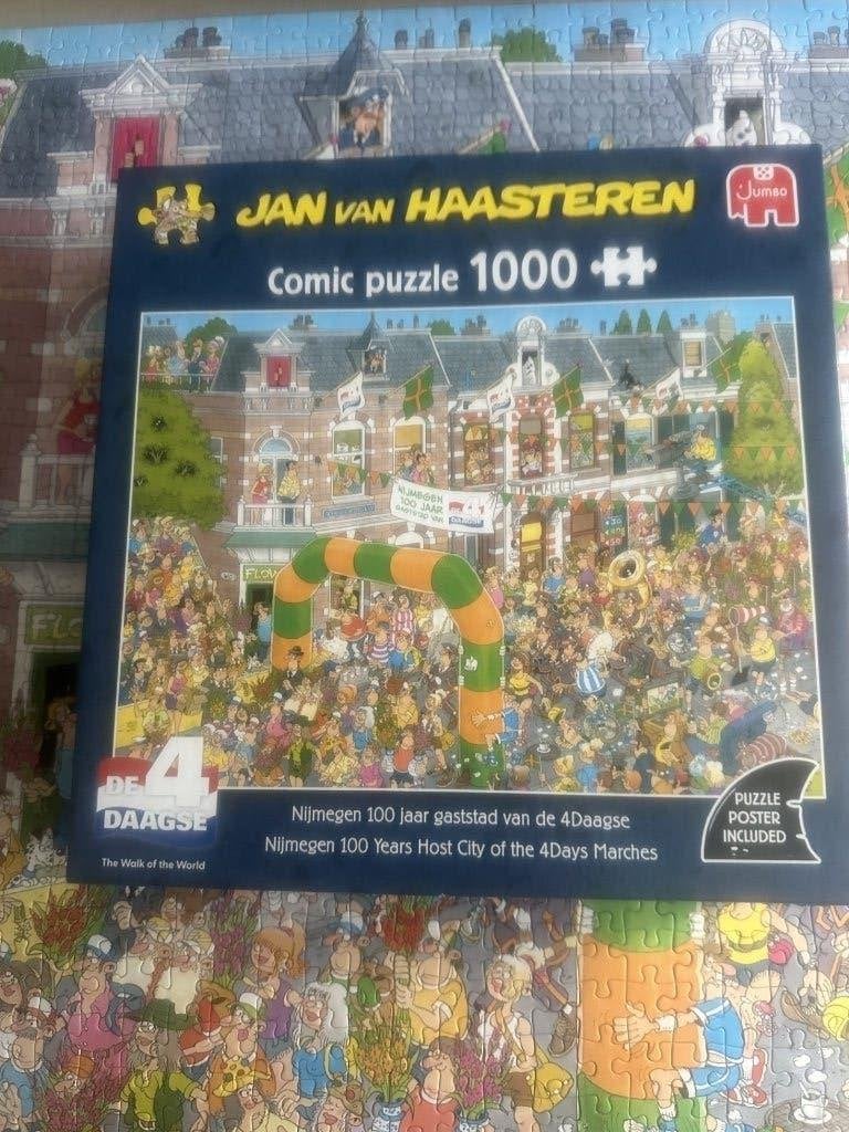 nijmegen 100 jaar gaststad van de 4daagse, Ophalen of Verzenden, 500 t/m 1500 stukjes, Zo goed als nieuw, Legpuzzel