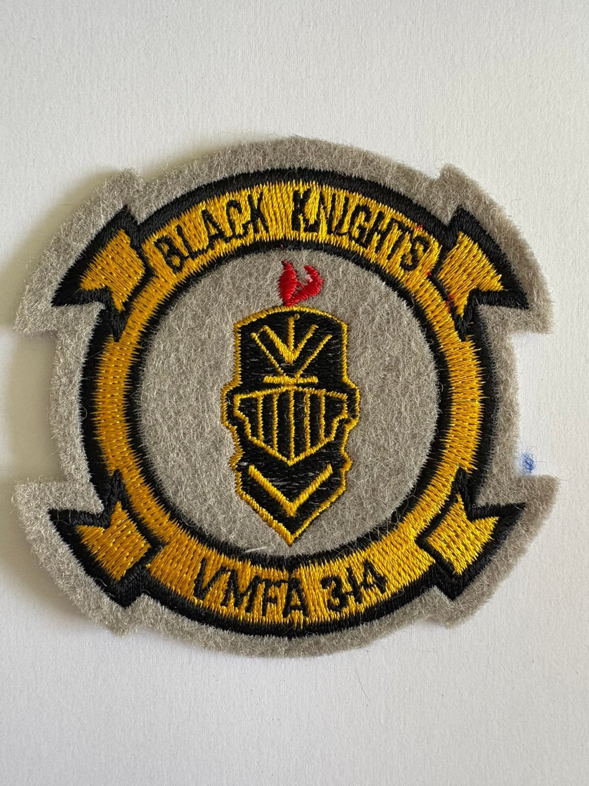 US Marines Corps VMFA-314 squadron patch, Ophalen of Verzenden, Luchtmacht, Amerika, Embleem of Badge