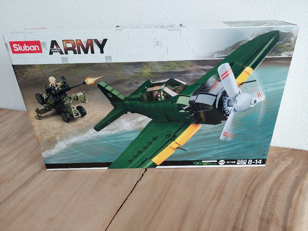 Sluban A6M zero WWII gevechtsvliegtuig nieuw, Kinderen en Baby's, Speelgoed | Duplo en Lego, Sluban, Nieuw, Ophalen of Verzenden
