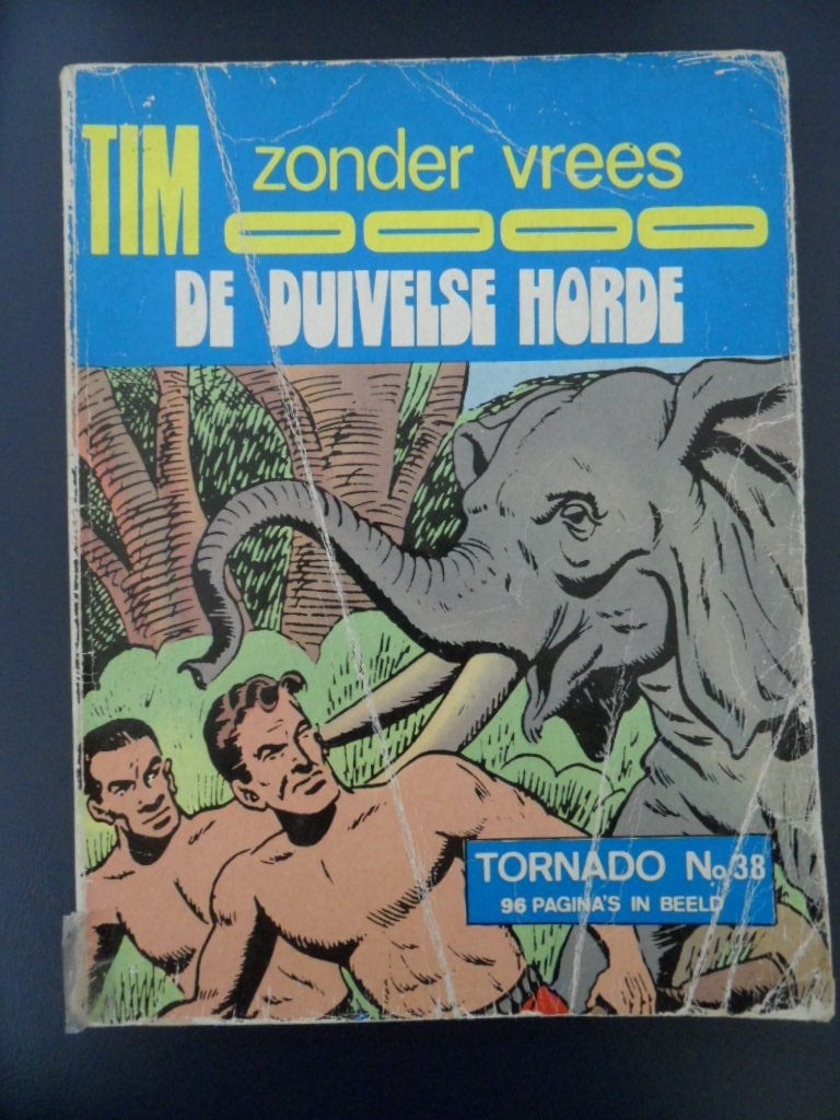 Tim zonder vrees. Tornado uitgave. 4 X, Meerdere stripboeken, Ophalen of Verzenden, Gelezen