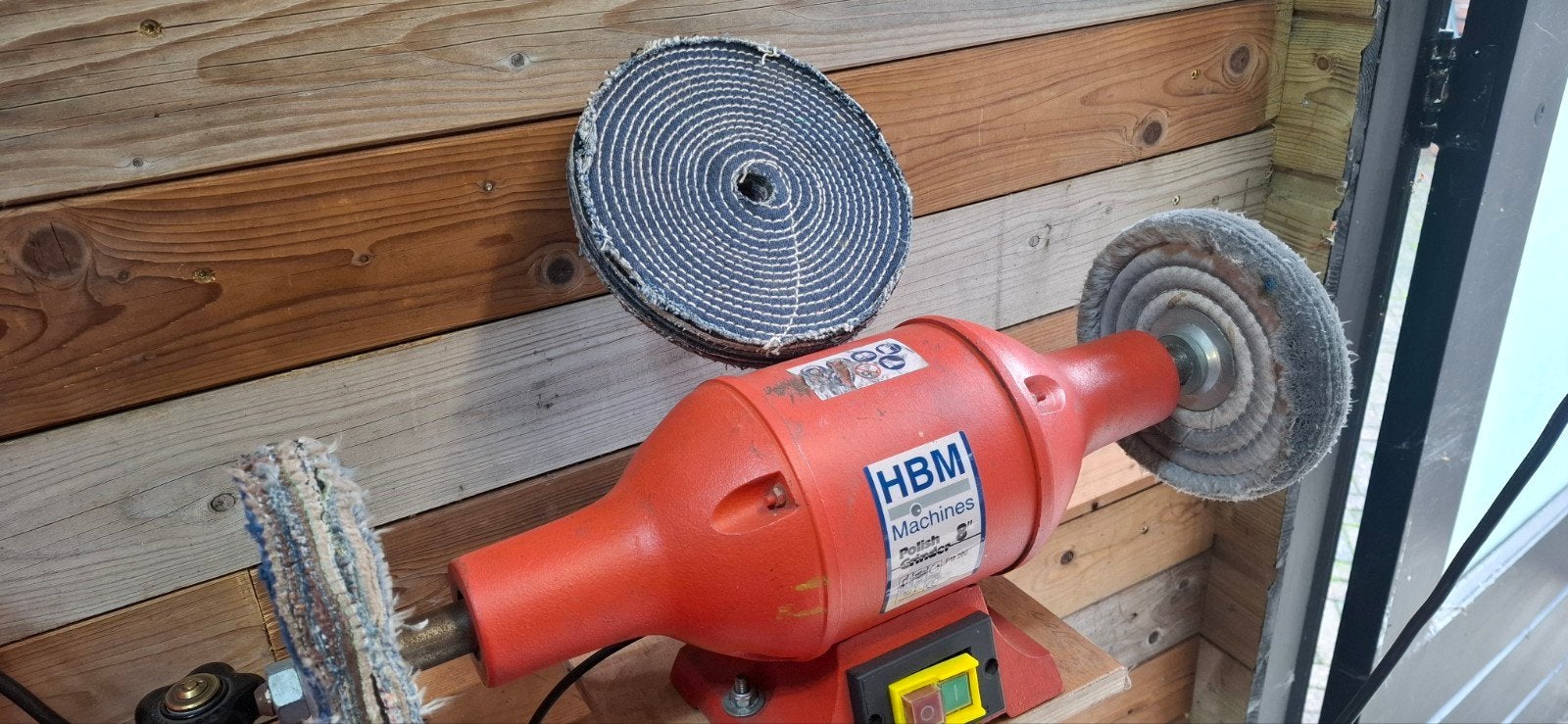 polijstmachine, Ophalen of Verzenden, Minder dan 700 watt, Werkbankslijpmachine