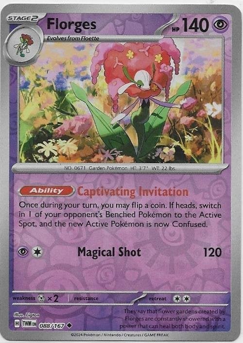 Twilight Masquerade,  Florges [reverse] 88/167, Verzenden, Nieuw, Losse kaart