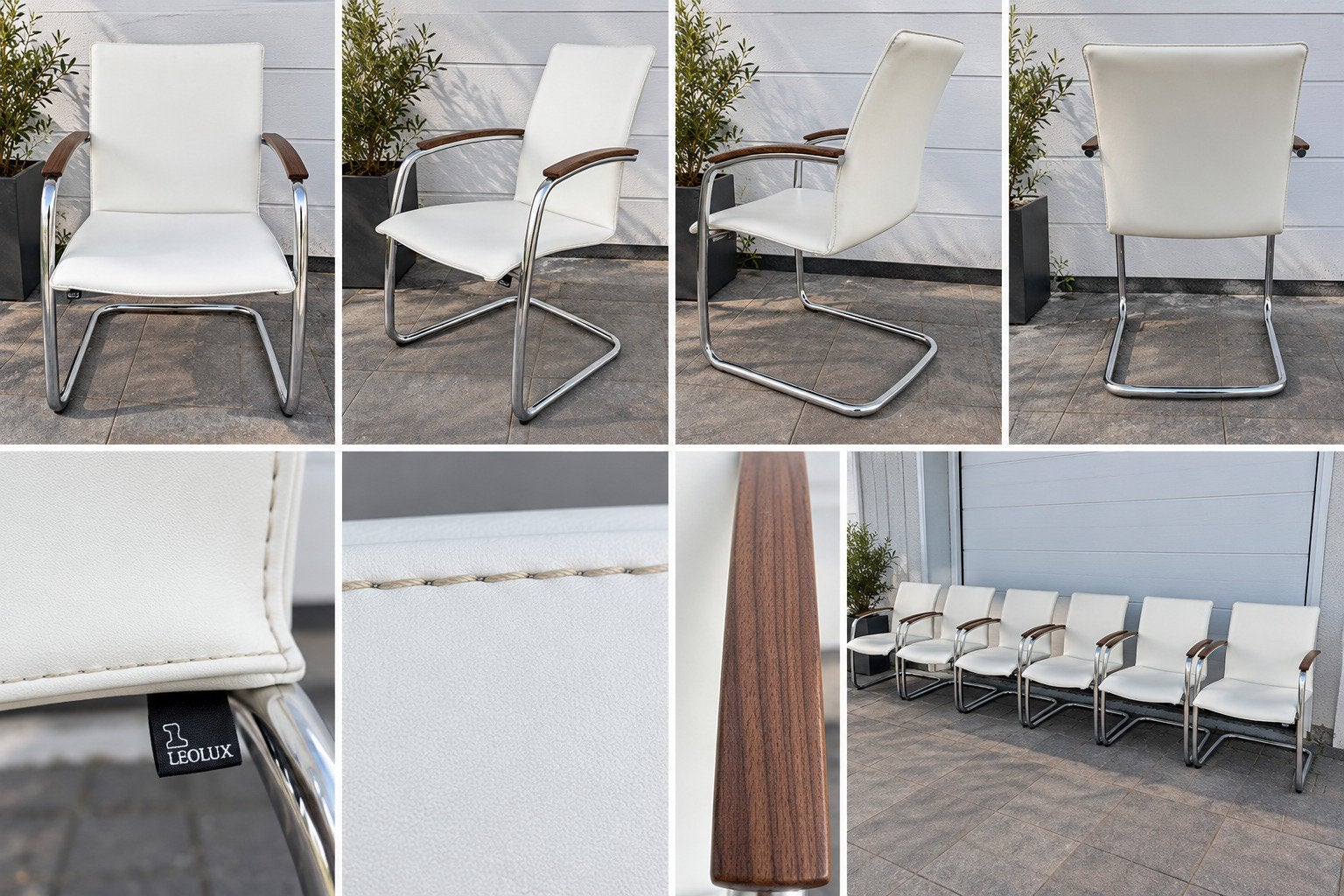 Foto 4 van 6 Leolux Freyr stoelen in onberispelijke staat
