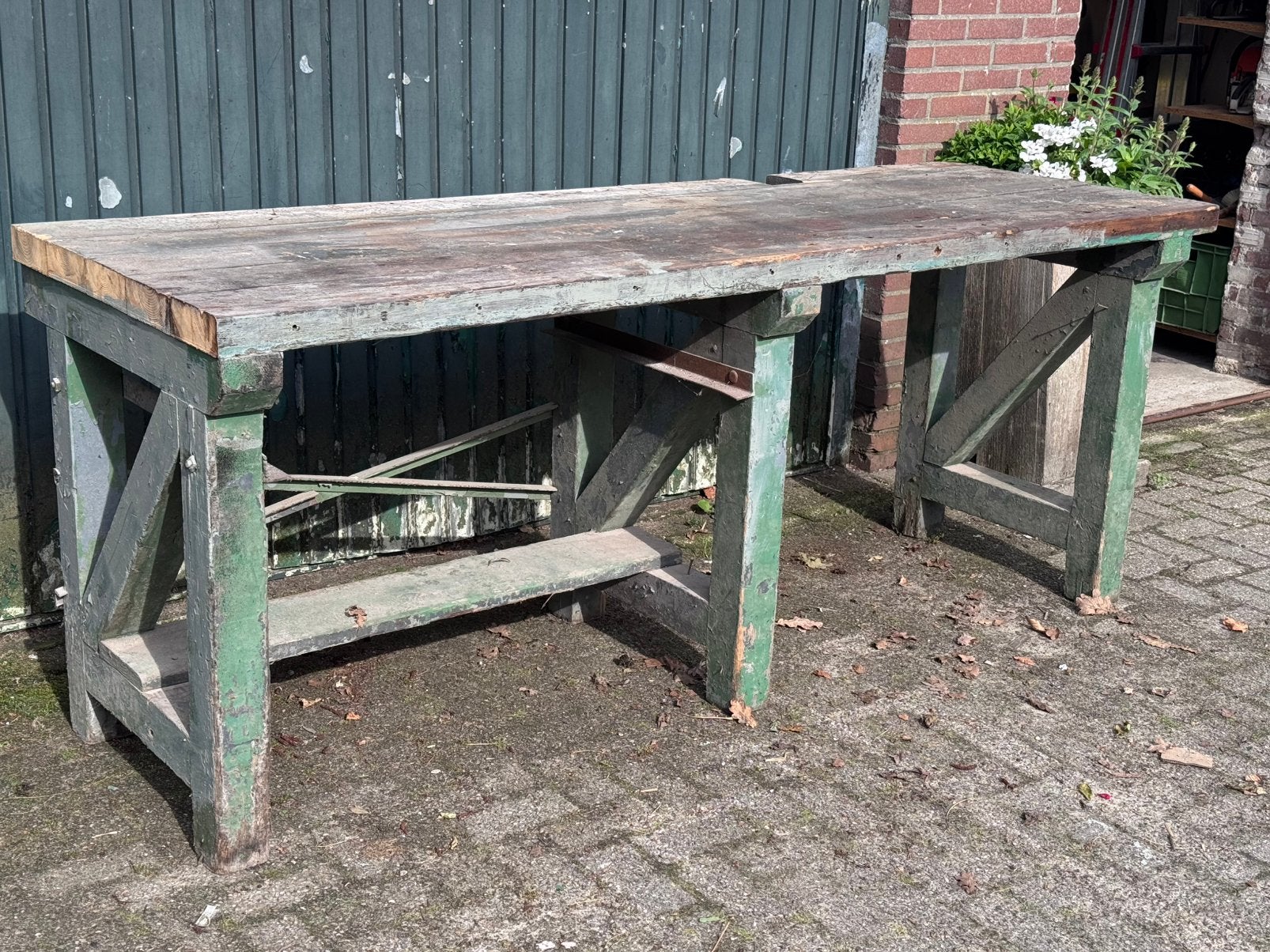 Leuke vintage werkbank / tafel, Ophalen