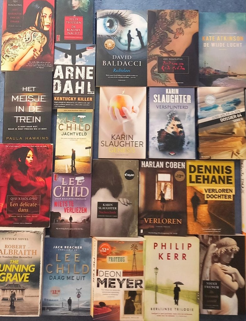 25x Deon Meyer,Baldacci,Karin Slaughter,Dennis Lehane,TomRo, Boeken, Ophalen of Verzenden, Zo goed als nieuw