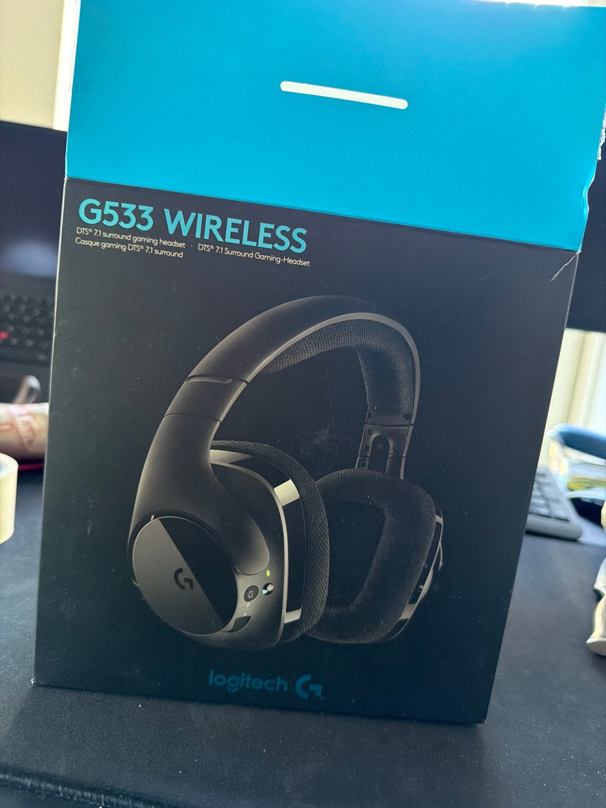 Logitech G533 Wireless Gaming Headset - Microfoon defect, Logitech, Ophalen of Verzenden, Zwart, Draadloos