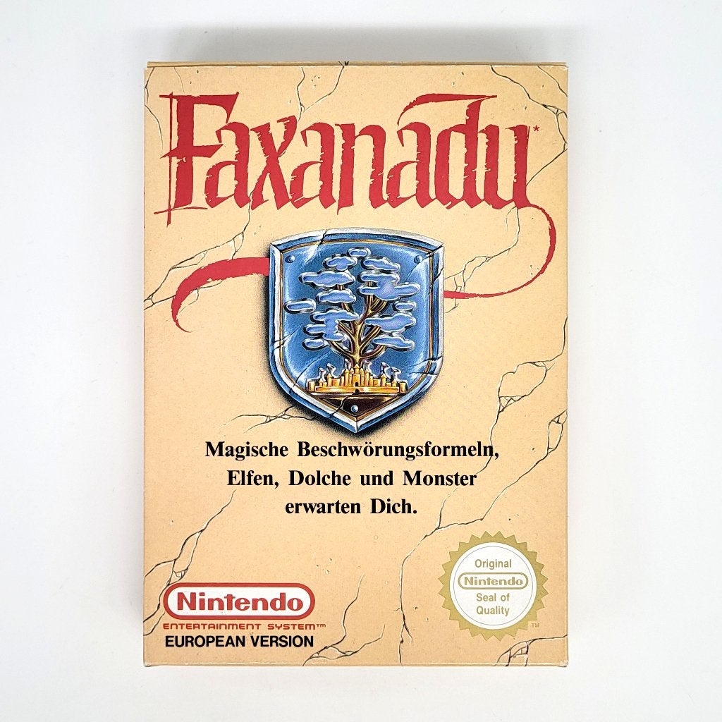 Faxanadu - Nintendo NES - PAL B FRG - Complete - Near Mint, Avontuur en Actie, Verzenden, 1 speler, Zo goed als nieuw
