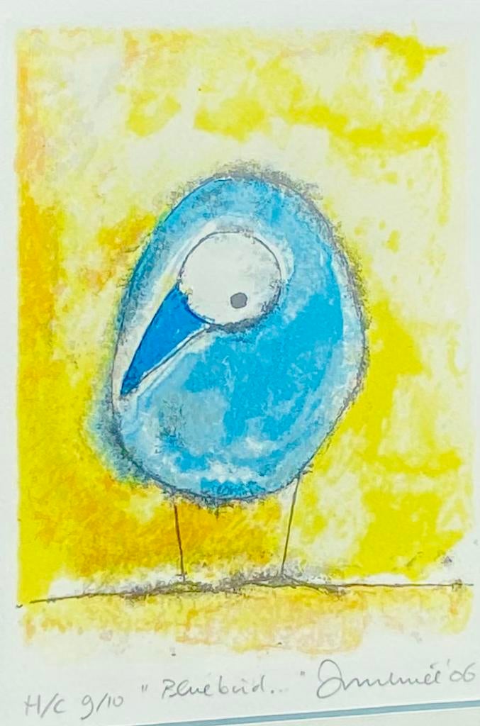 Hans Innemee , Blue Bird, € 119, Antiek en Kunst, Ophalen of Verzenden