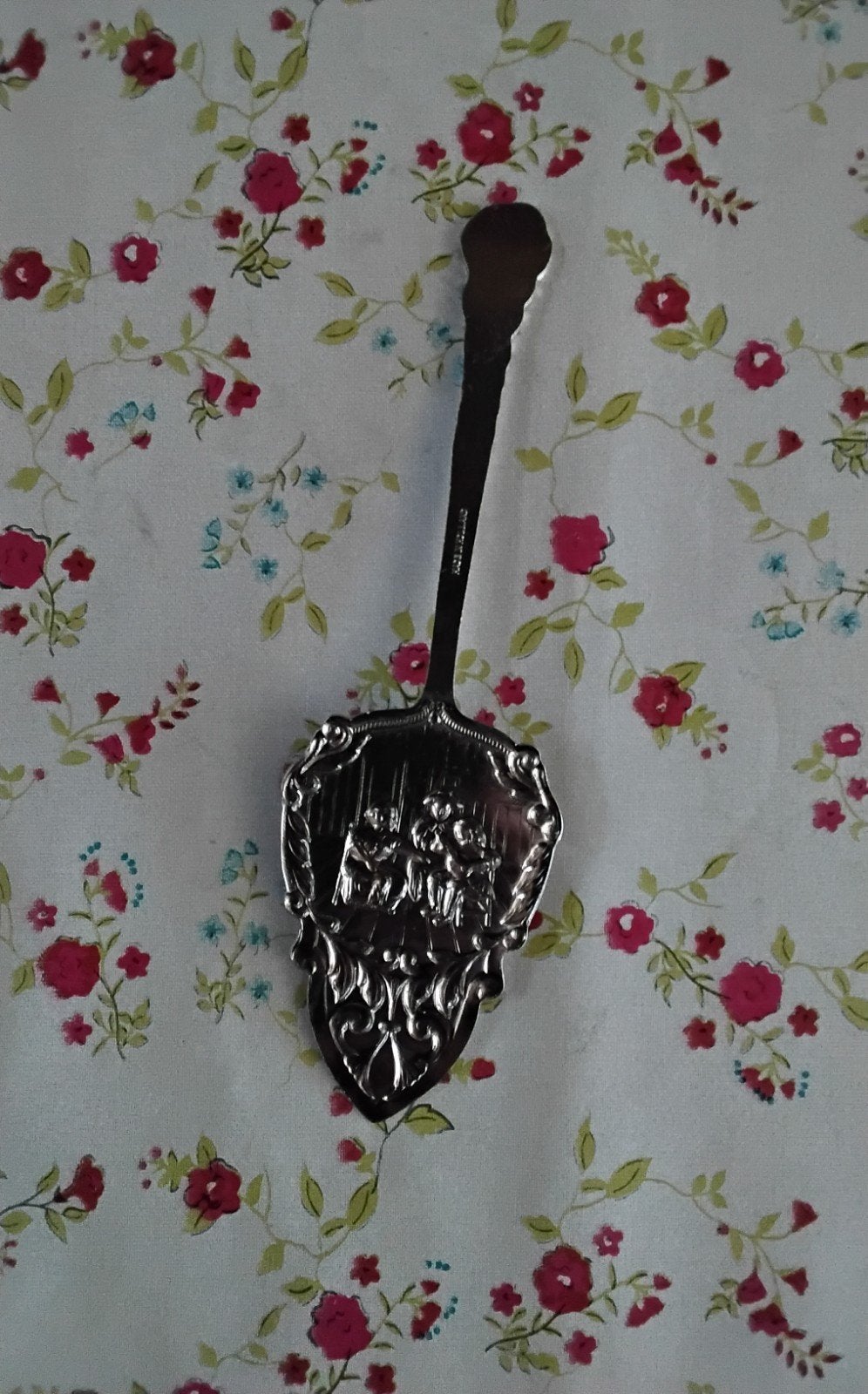 Vintage Retro taartschep met gedetailleerde afbeelding, Ophalen of Verzenden