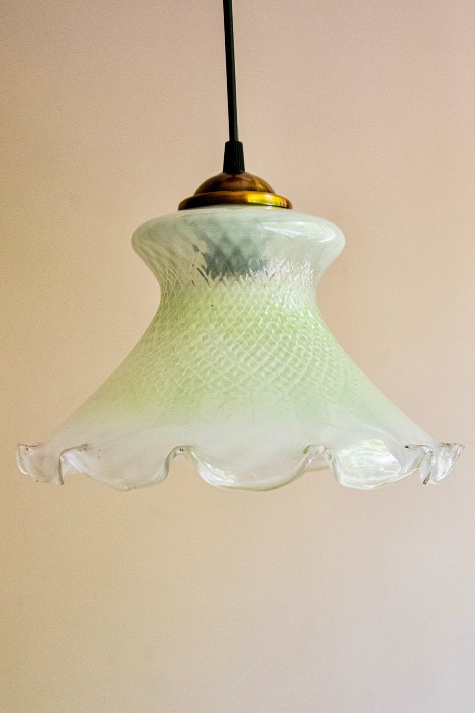 Vintage Venini hanglamp, Ophalen of Verzenden, Gebruikt, Glas, Vintage