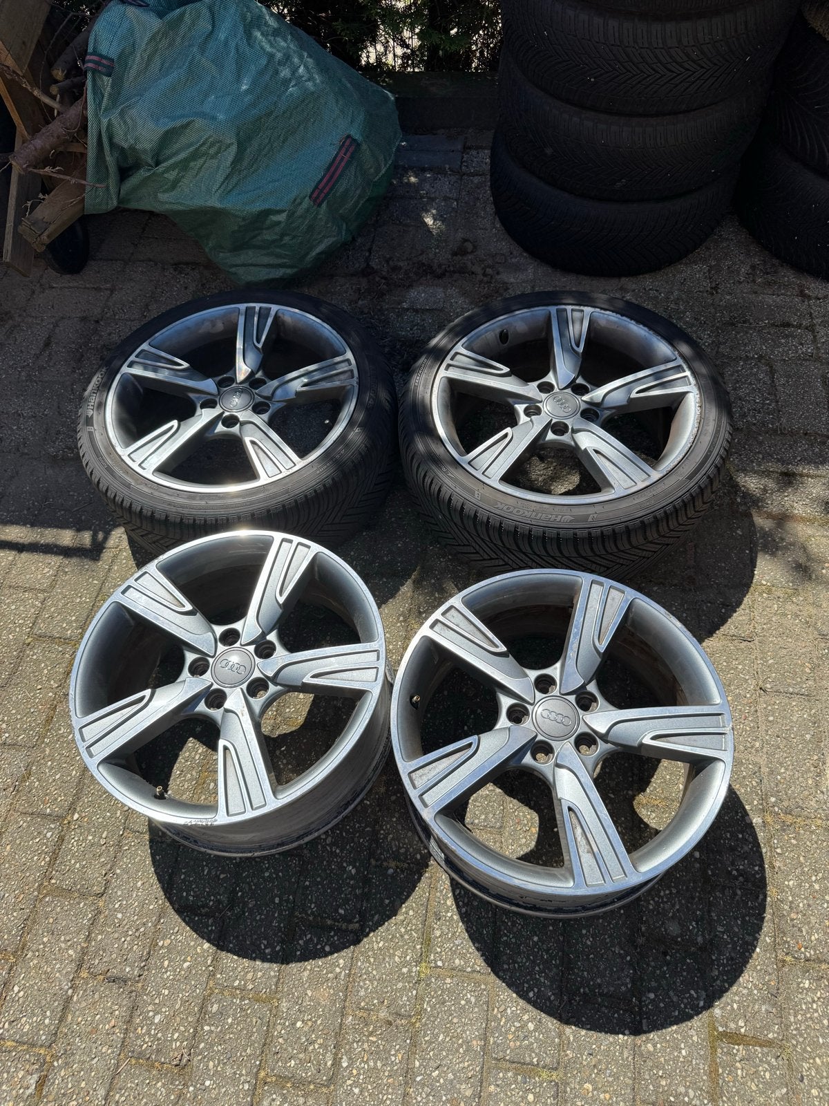 Originele Audi velgen 18 inch - Steek 5x112, Ophalen of Verzenden, Gebruikt