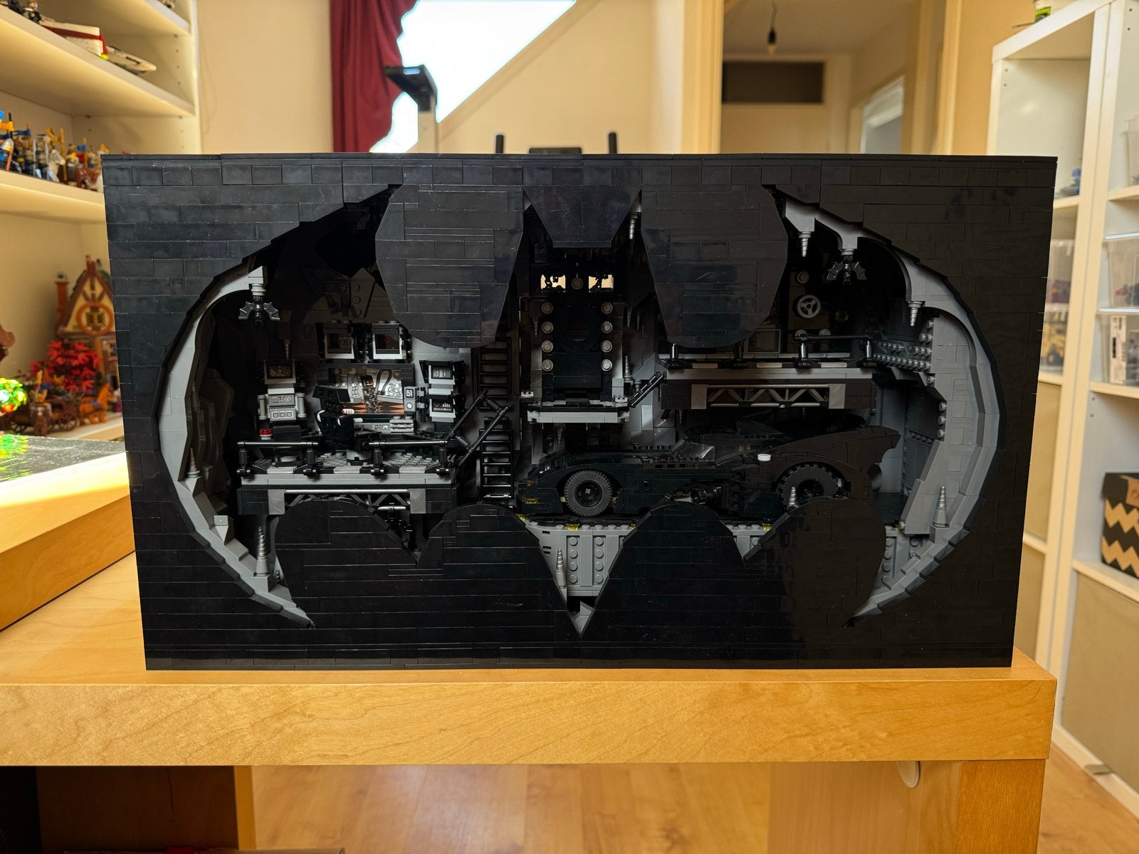 Lepin Batman Batcave Shadow Box (76252), Ophalen, Lego, Zo goed als nieuw, Compleet