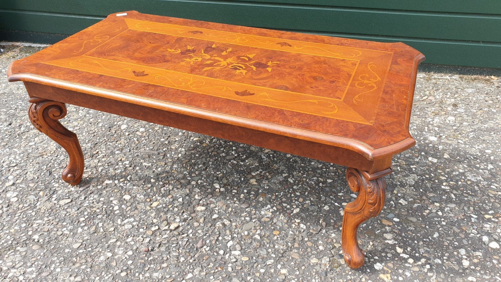 Chippendale Barok Lodewijk Salontafel met Inlegwerk, Ophalen