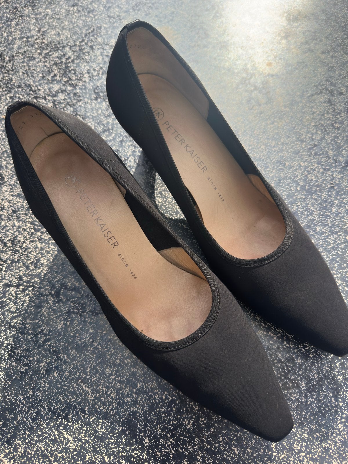 Elegante Peter Kaiser pumps - Zwart maat 7,5/41, Kleding | Dames, Schoenen, Ophalen of Verzenden, Gedragen, Zwart, Pumps