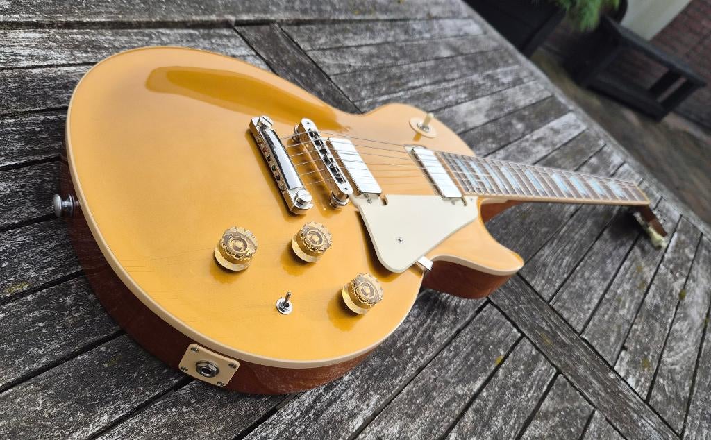 Gibson Les Paul Deluxe Goldtop 2015, Ophalen, Zo goed als nieuw, Solid body, Gibson