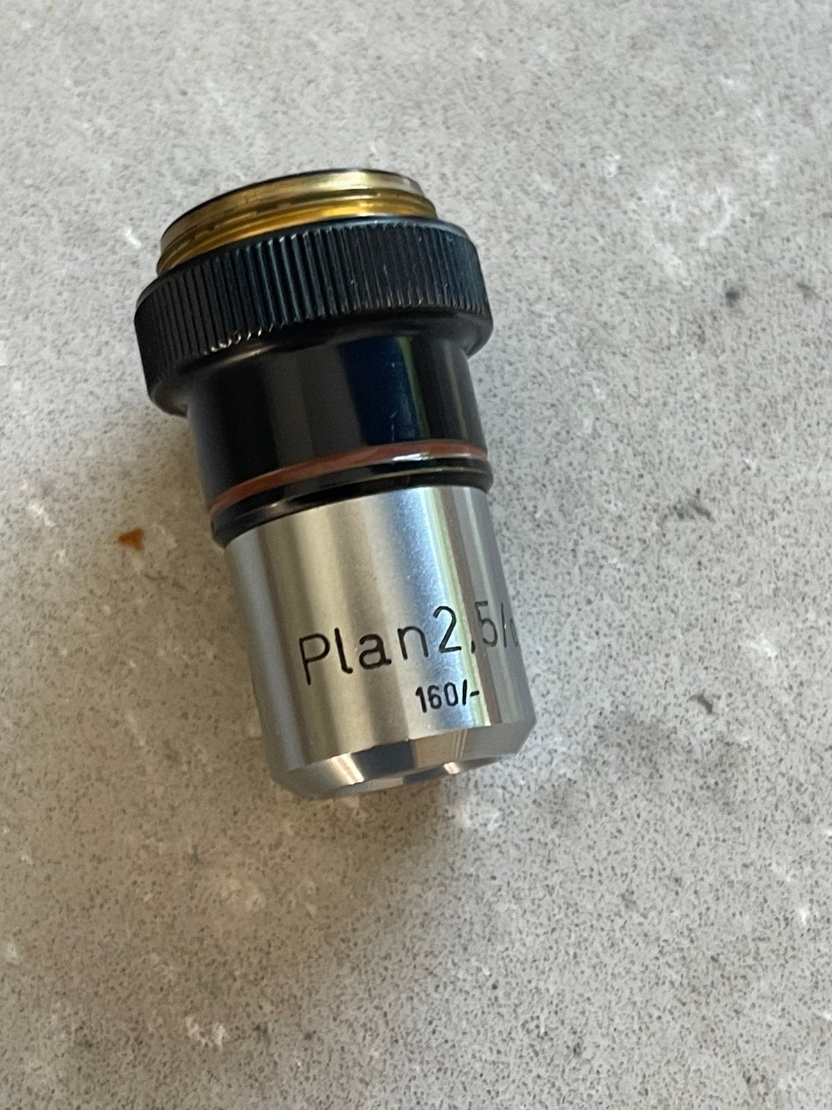Zeiss objectief 2,5x Plan, Ophalen of Verzenden, Zo goed als nieuw, Minder dan 400x