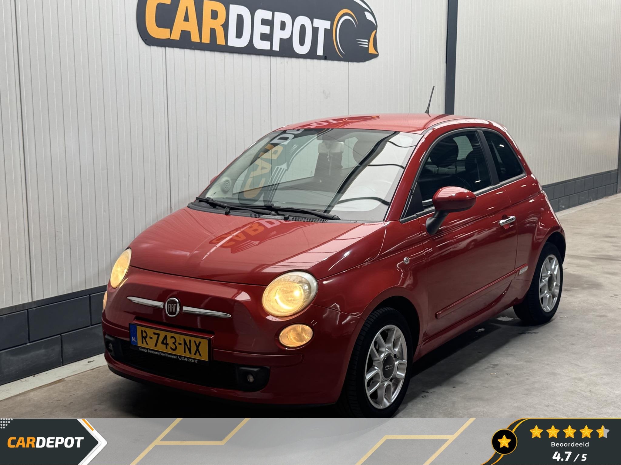 Fiat 500 1.4-16V byDiesel, Auto's, Fiat, Voorwielaandrijving, Euro 5, Gebruikt, 31 €/maand