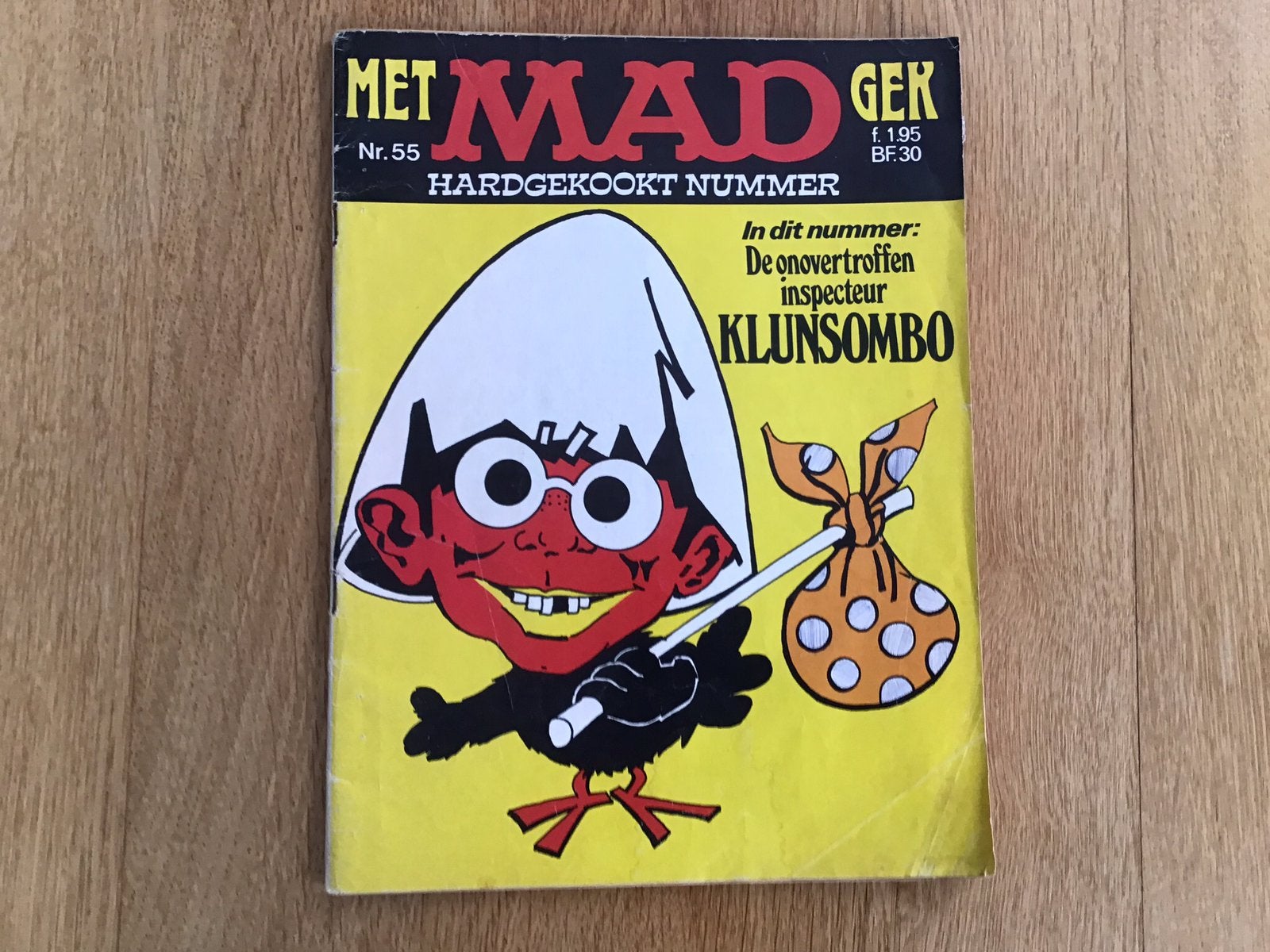 Mad Gek nr 55 Hardgekookt nummer, Eén comic, Ophalen of Verzenden, Gelezen, Europa