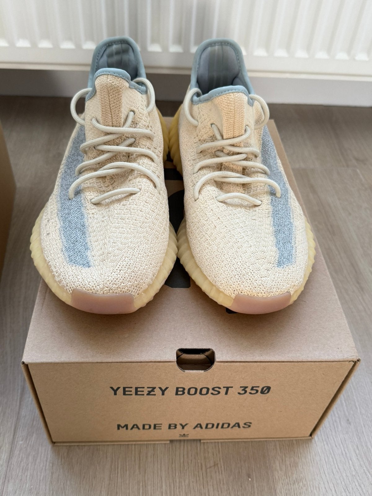 Yeezy Adidas Boost 350 V2 Linen maat 45 1/3, Verzenden, Adidas Yeezy, Sneakers of Gympen, Zo goed als nieuw