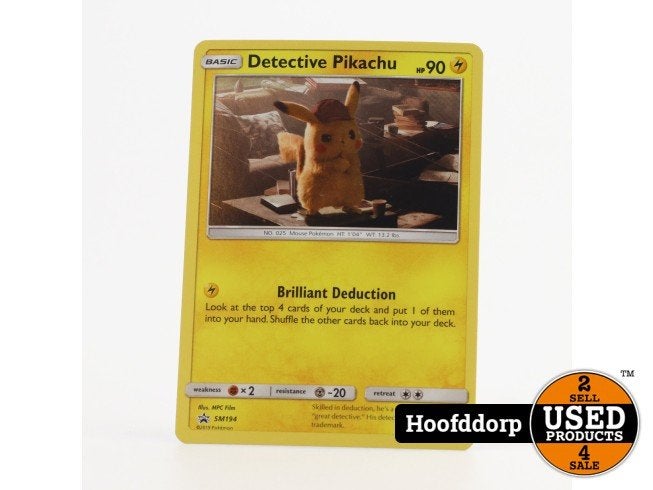 TCG Detective Pikachu (SM 194), Zo goed als nieuw