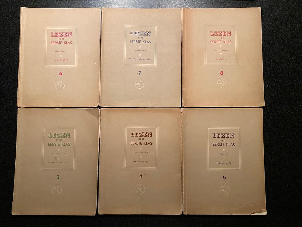 Historische schoolboeken: Leesboeken en meer uit vervlogen t, Ophalen of Verzenden, Gelezen