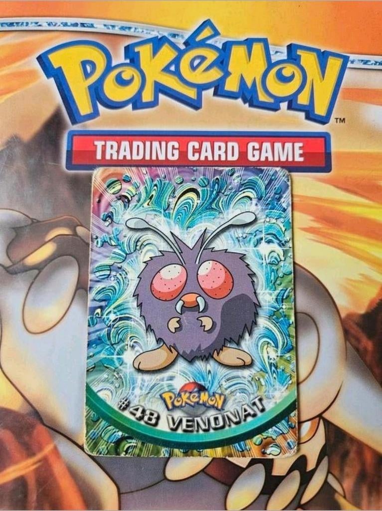 Venonat #48 topps pokemon kaart 1999, Ophalen of Verzenden, Gebruikt, Losse kaart