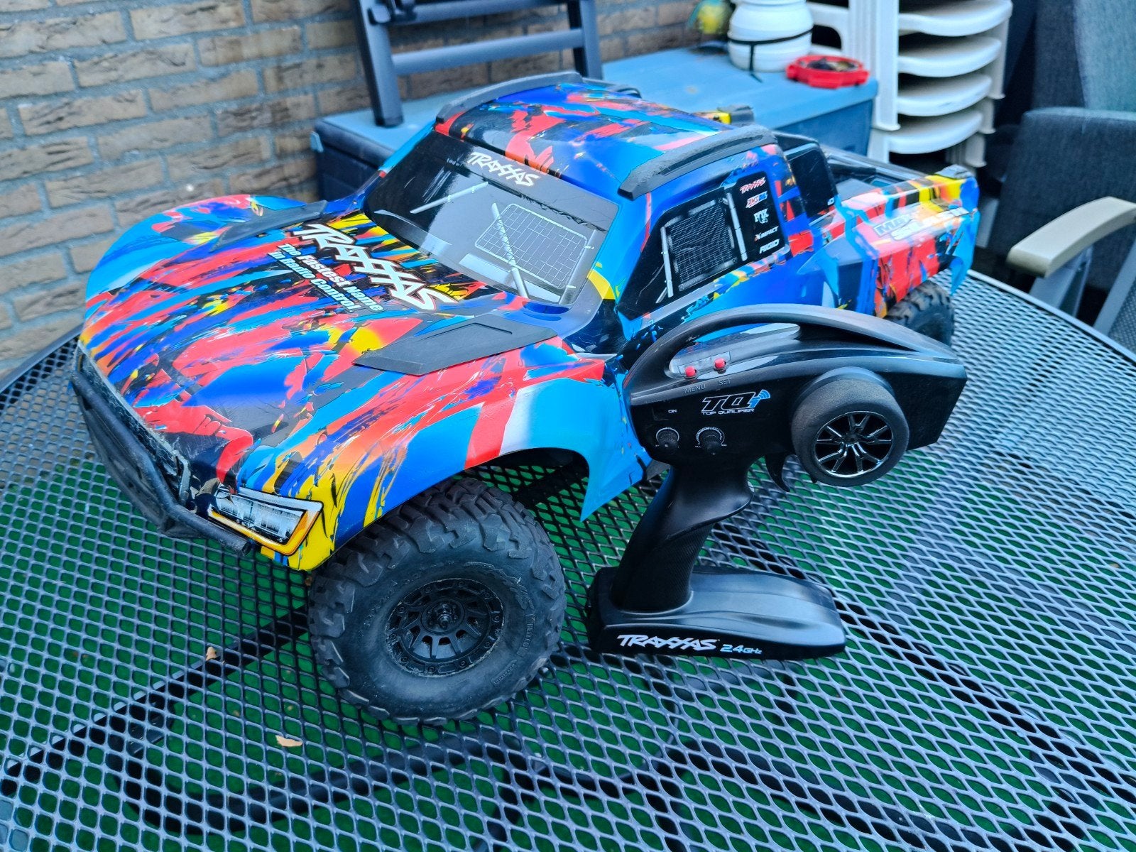 Traxxas Maxx slash, Ophalen of Verzenden, Zo goed als nieuw, Auto offroad