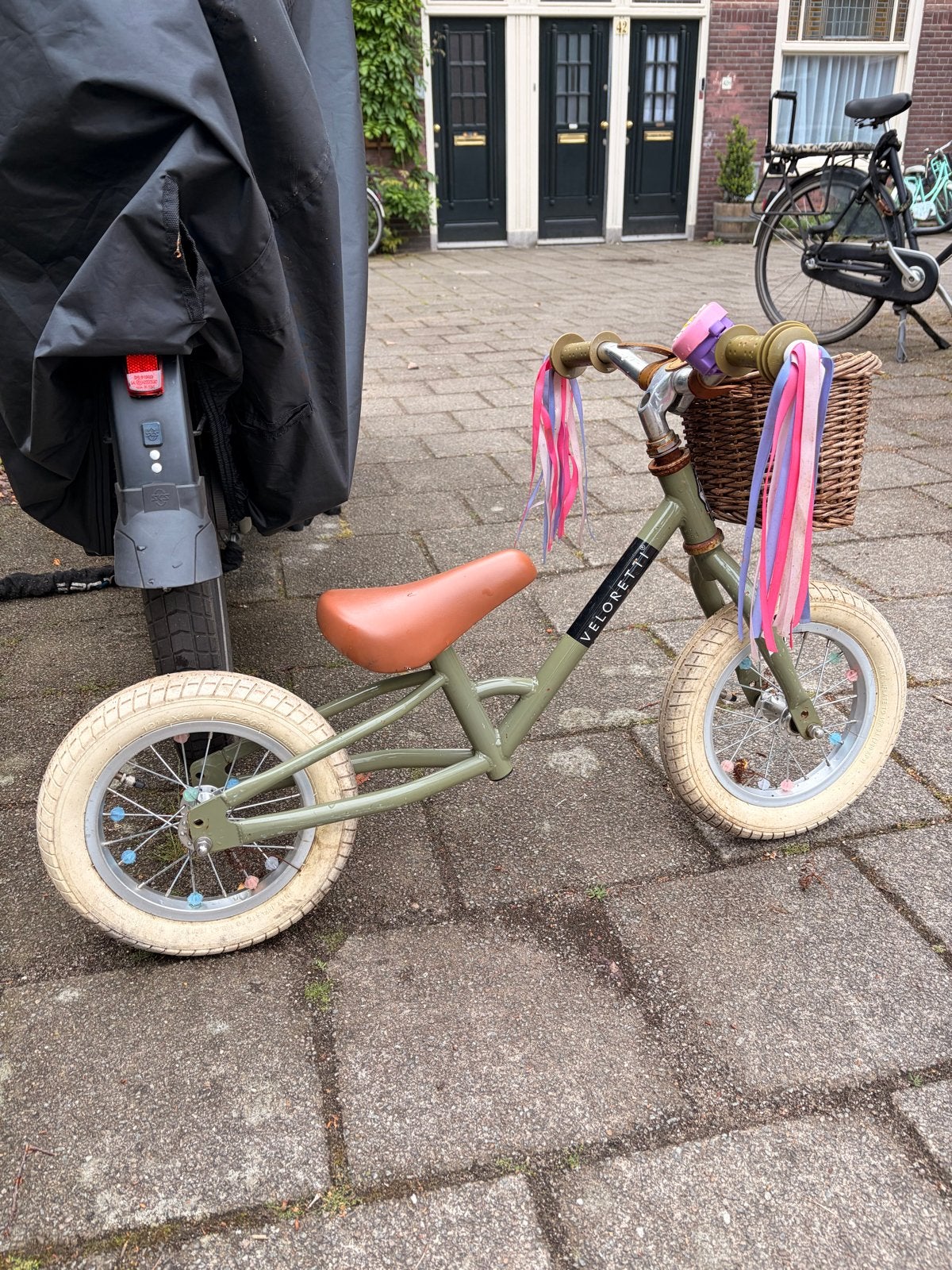 Veloretti loopfiets (incl onderdelen voor driewieler), Ophalen, Gebruikt, Minder dan 16 inch