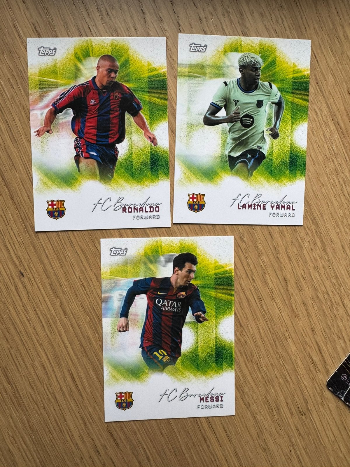 Topps Voetbal messi, Ronaldo, yamal Barcelona 2025, Ophalen of Verzenden, Zo goed als nieuw, Plaatje