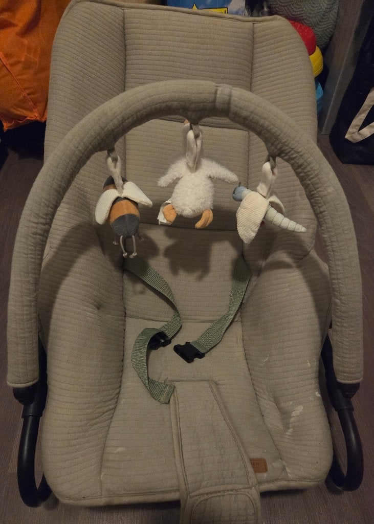 Little dutch wipstoel, groen, Kinderen en Baby's, Gebruikt, Wipstoel, Met gordel(s) of riempje(s), Ophalen