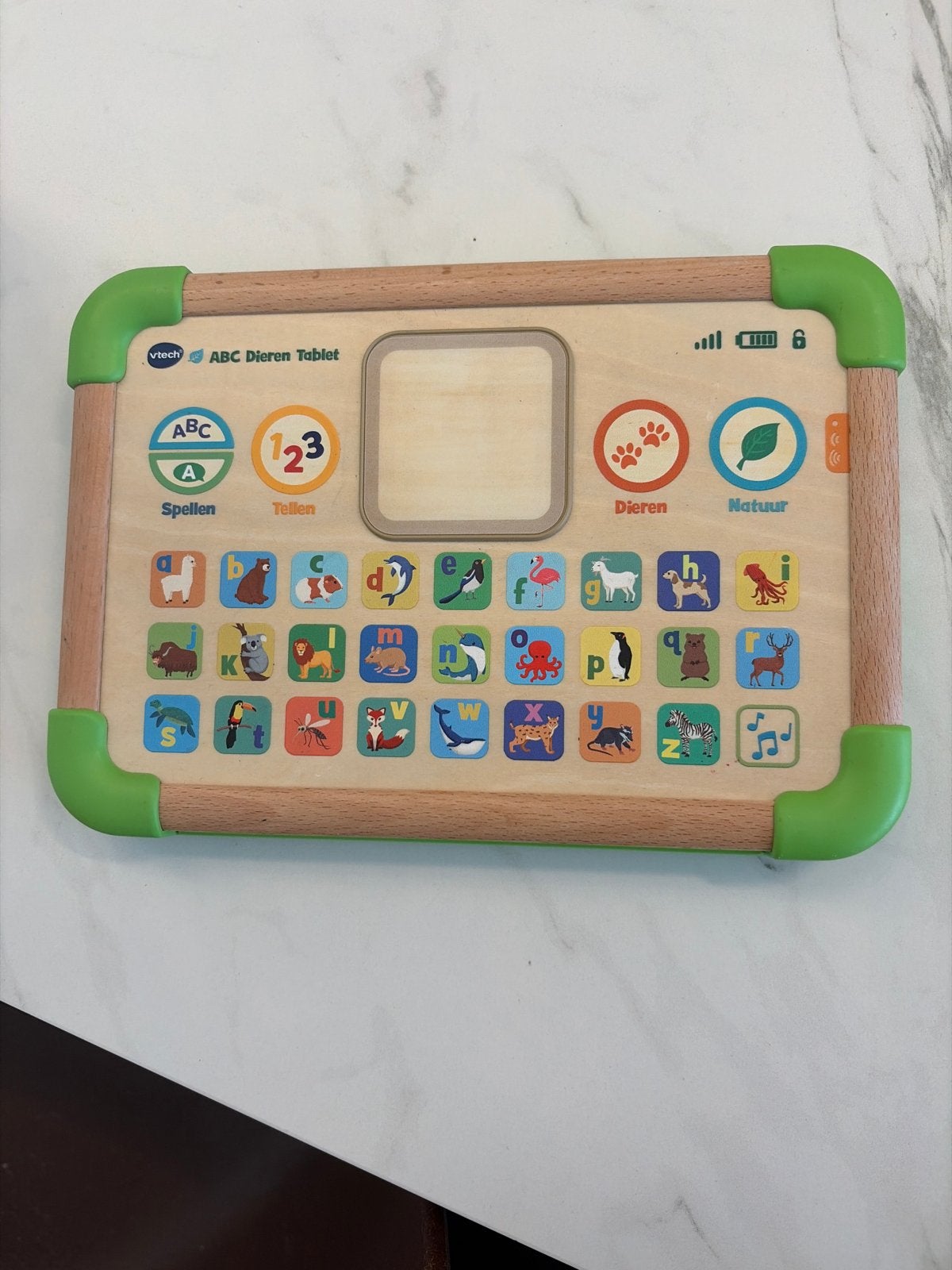 Vtech ABC Dieren Tablet - Zo goed als nieuw, Ophalen, Zo goed als nieuw, Elektronica, Met geluid