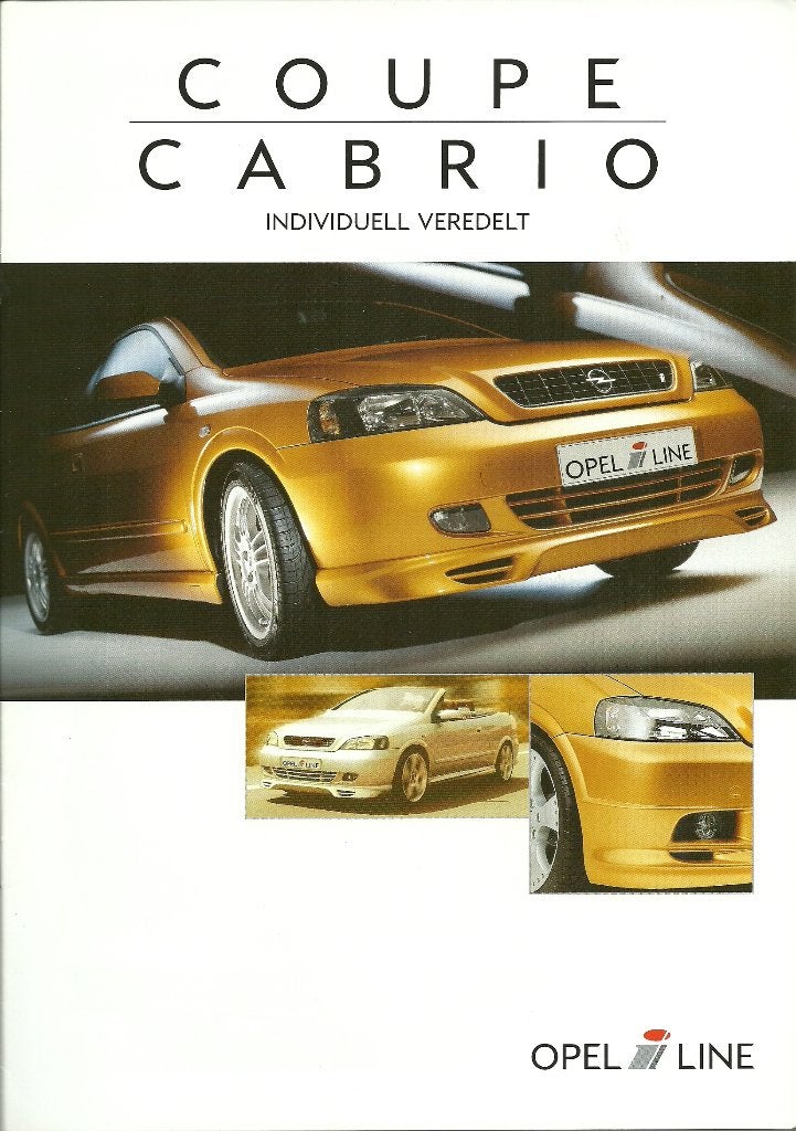 Opel Astra cabriolet folder, Ophalen of Verzenden, Gelezen, Opel