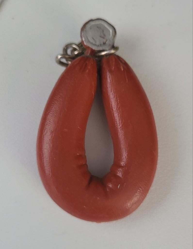 Unieke Sleutelhanger: rookworst Design, Ophalen of Verzenden, Gebruikt, Overige typen