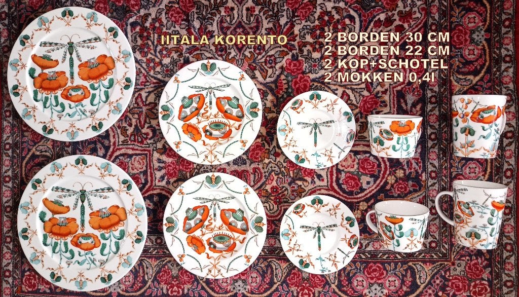 IItala Korento-oranje servies, Huis en Inrichting, Overige merken, Nieuw, Ophalen of Verzenden, Modern