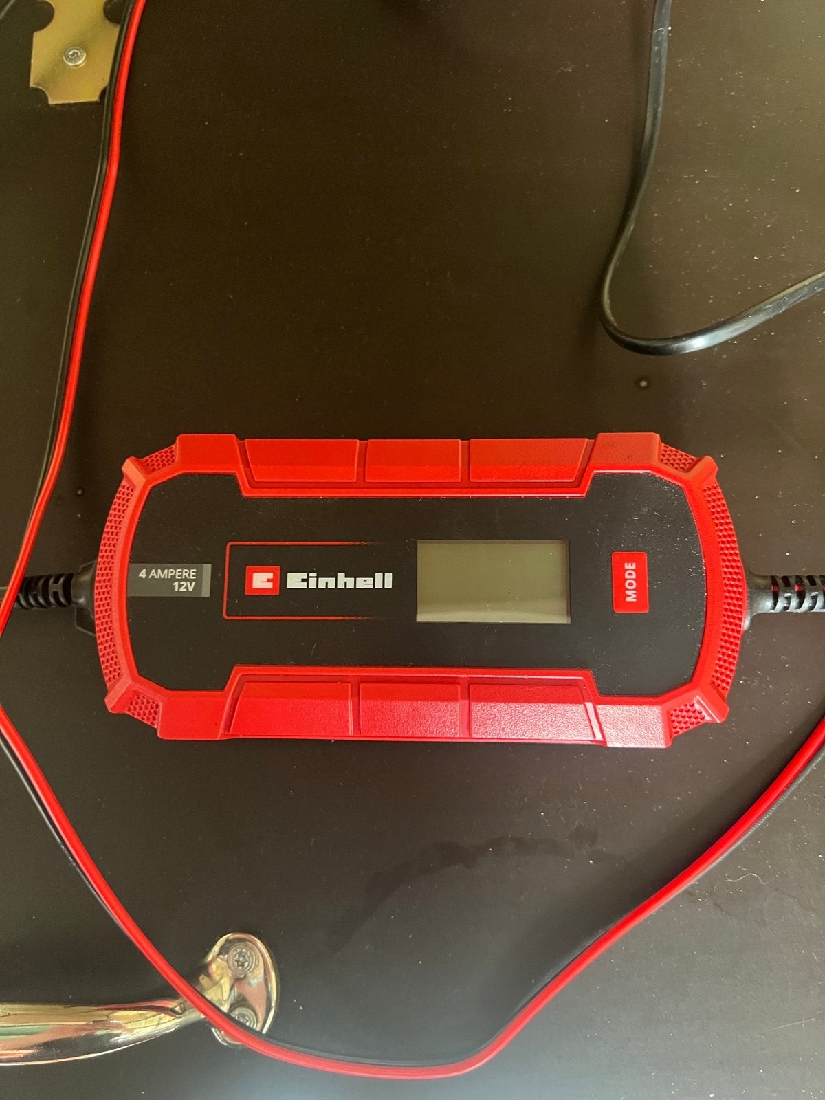 Einhell acculader 4 Ampere 12V, Gebruikt, Universele onderdelen