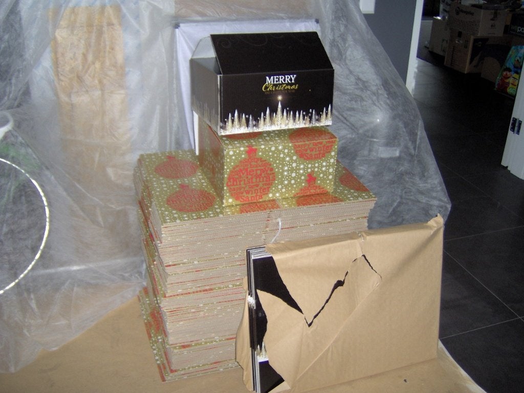 kerstpakket dozen, Ophalen, Nieuw