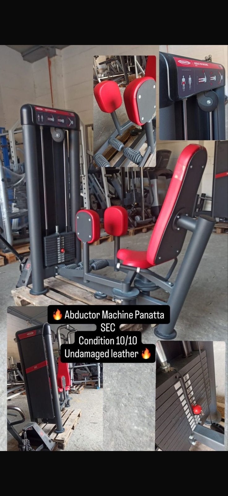 Panatta SEC Abductor Machine, Krachtstation, Ophalen of Verzenden, Zo goed als nieuw, Metaal