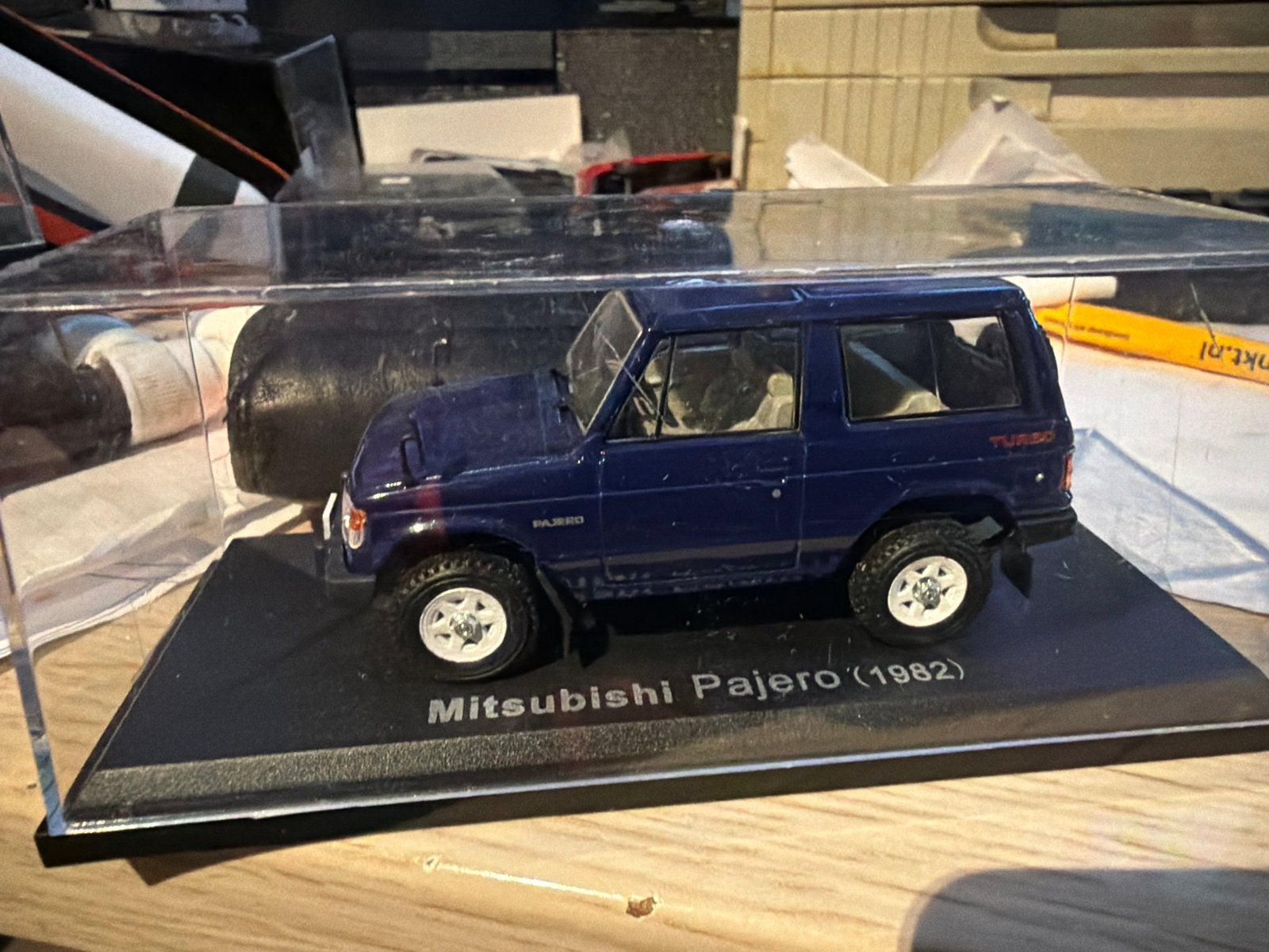 Mitsubishi Pajero 1982 1/43 modelauto - Nieuw in verpakking, Overige merken, F, Auto, Nieuw