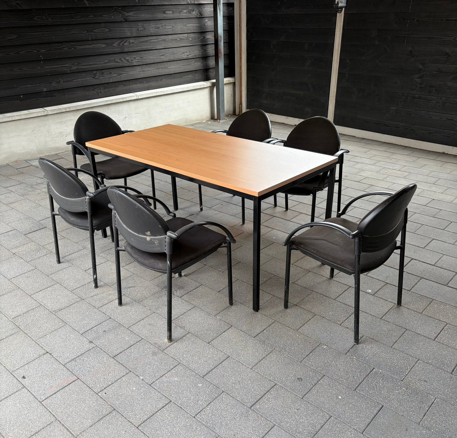 Tafel met 6 stoelen, Ophalen, Gebruikt