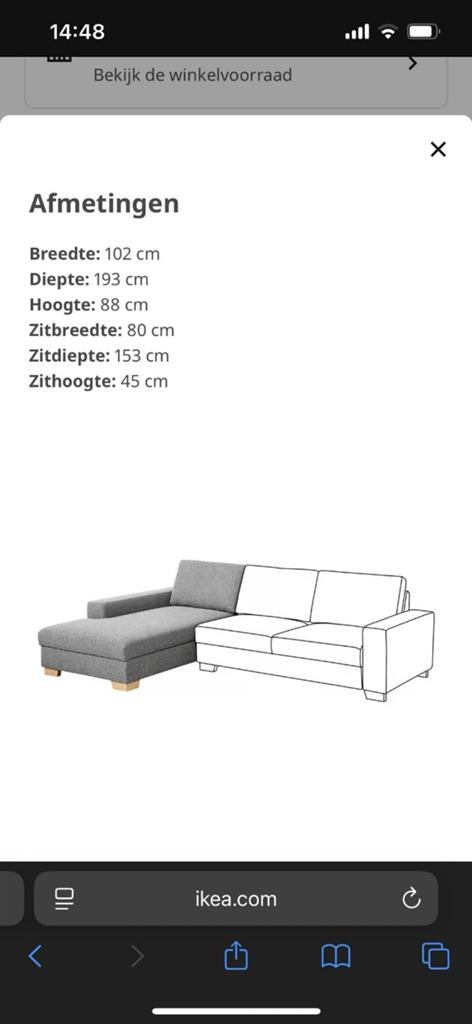 Ikea bank GRATIS, Ophalen, Gebruikt, Eenpersoons