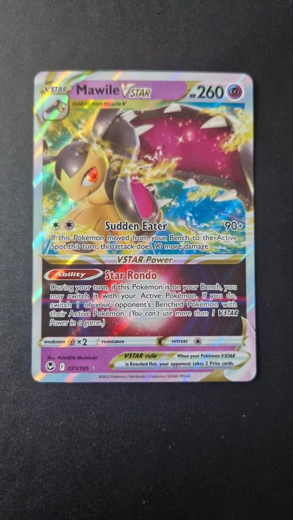 Mawile Vstar 071/195 Silver Tempest Pokemon, Ophalen of Verzenden, Zo goed als nieuw, Losse kaart