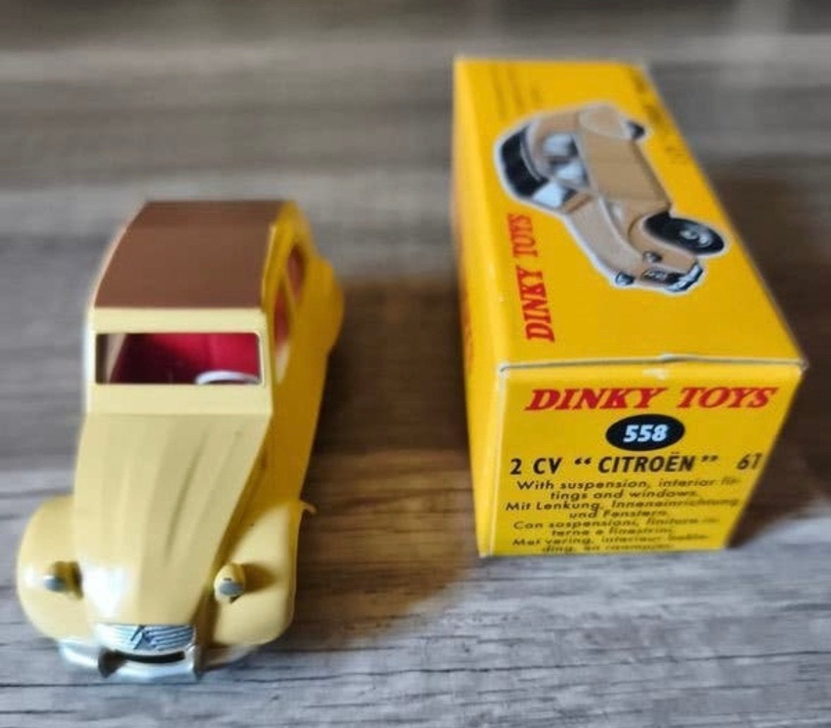 DINKY TOYS CITROEN 2CV (Eend), Ophalen of Verzenden, Nieuw, Auto, Dinky Toys
