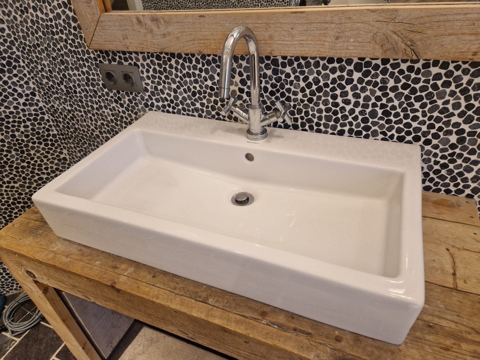 Duravit wastafel rechthoekig 80 x 46 cm, Ophalen, Gebruikt, Wastafel