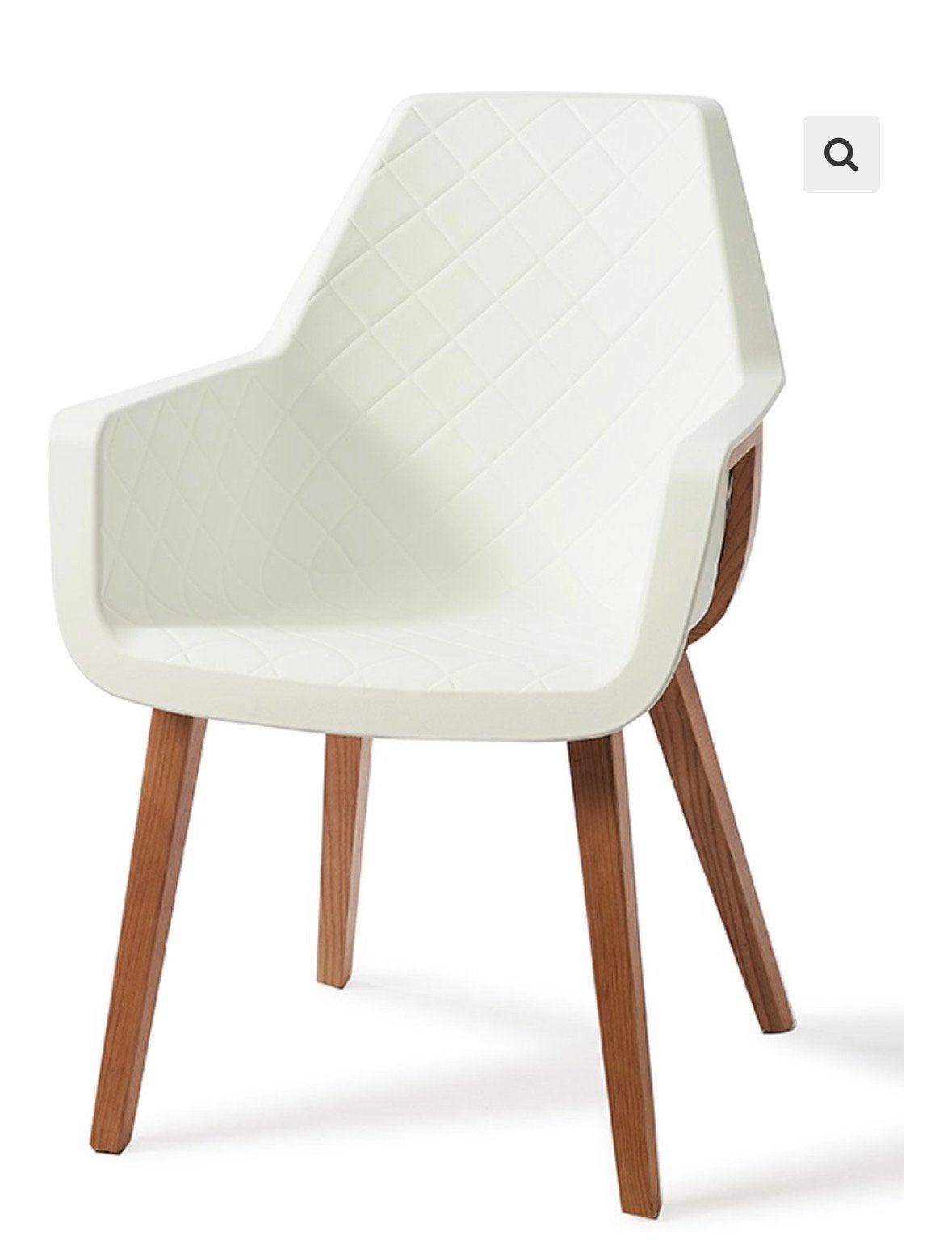 2x Riviera maison Amsterdam dinning chair, Ophalen, Wit, Zo goed als nieuw, Eén